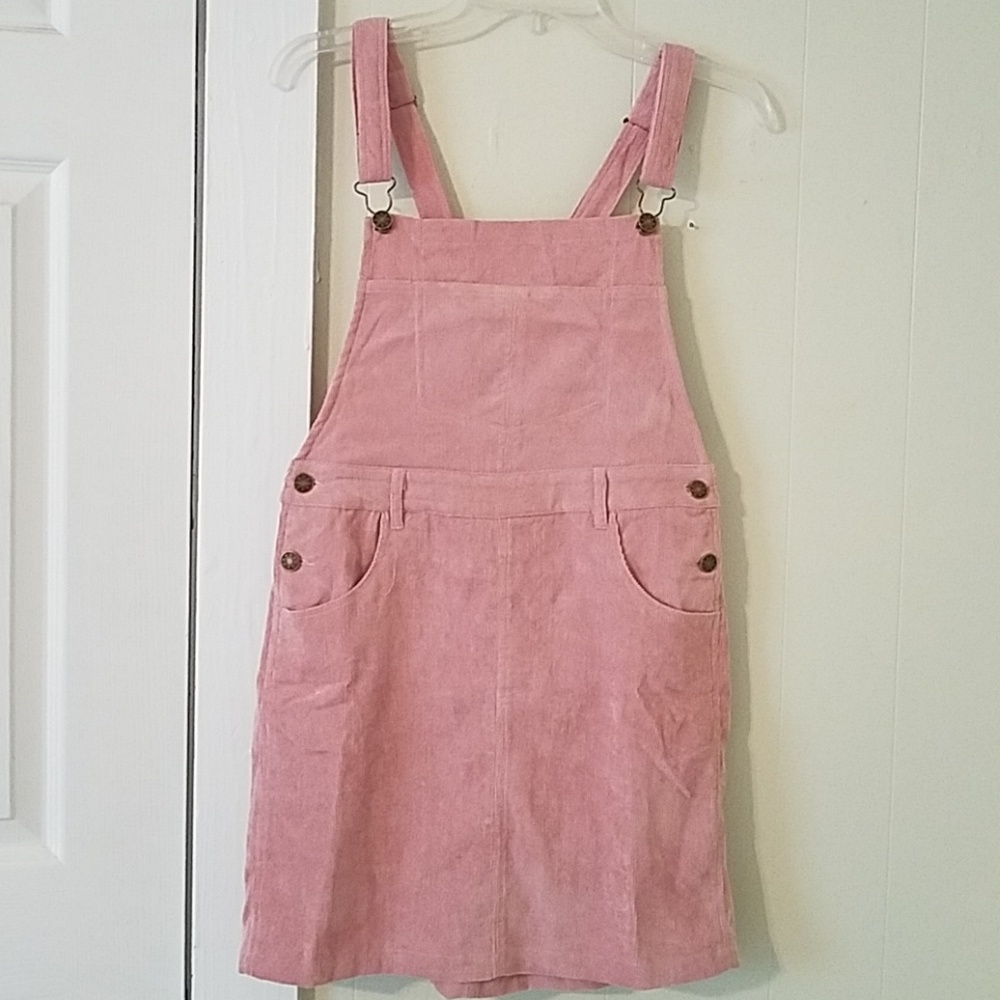 Pink Overall Dress